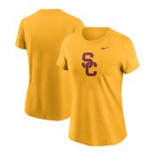 USC Trojans Women's Nike Gold SC Interlock Cotton Logo T-Shirt